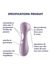 Stimulateur de clitoris violet Pro 2 Satisfyer - CC597794