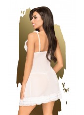 Babydoll et string assorti Blanc After sunset - PH0009WHT