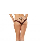 Panty dentelle et strappy - RECDG1424BLK Reconditionné