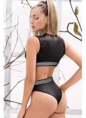 Body string noir échancré - RECMAL2561BLK Reconditionné