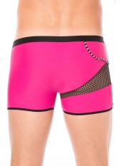 Boxer magenta filet et corde - LM2004-67MAG