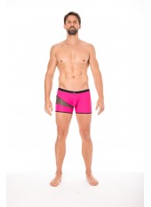 Boxer magenta filet et corde - LM2004-67MAG