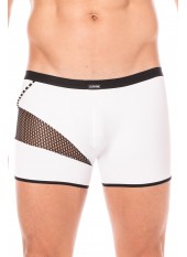 Boxer blanc filet et corde - LM2004-67WHT