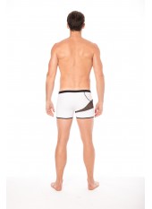 Boxer blanc filet et corde - LM2004-67WHT