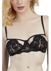 Soutien-gorge ajouré noir - DG11539BLK