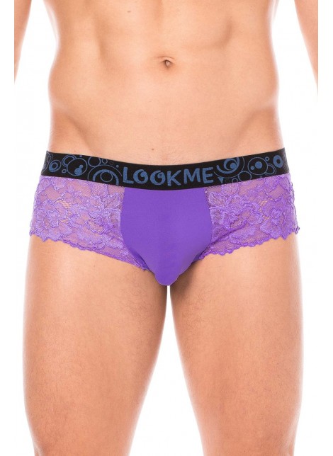 Mini-Pant violet en dentelle délicate - LM2006-68PUR