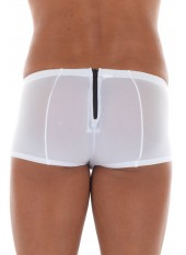 Mini Pant blanc avec double zip Wiz - LM16-68WHT