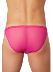 Tanga fine résille rose - LM92-61MAG