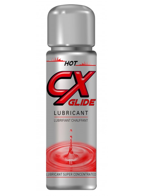 Lubrifiant chauffant à base d'eau 100 ML CX GLIDE - CC800130