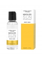 2 en 1 Lubrifiant et huile de massage silicone Mixgliss Sun Monoï 50 ML - MG2211