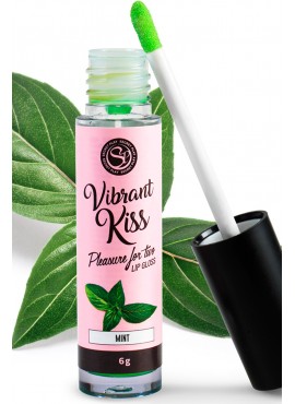 Gloss sexe oral vibrant à la menthe 100% comestible - SP6546