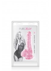 Gode jelly rose ventouse taille S 15.3cm - CC570129