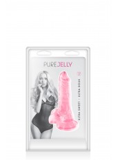 Gode jelly rose ventouse taille XS 13cm - CC570127