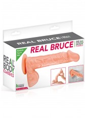 Gode réaliste grande longueur veiné avec testicules et ventouse 23cm - CC5141133194