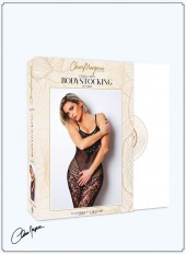 Bodystocking en dentelle florale et fine résille - Le Numéro 19 - Collection Bodystocking - CM99019