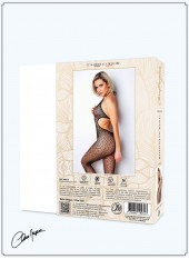 Bodystocking en dentelle et résille noire - Le Numéro 17 - Collection Bodystocking - CM99017