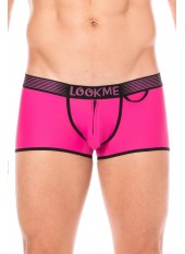 Mini-Pants Magenta échancré avec zip - LM2003-68MAG