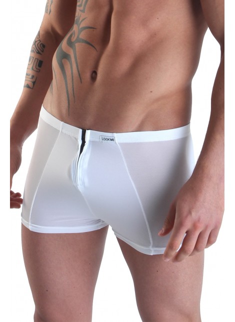 Boxer blanc avec double zip Wiz - LM16-67WHT