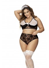 Costume de femme de chambre sexy, grande taille - MAL60005XCOS