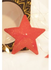 Nipple Métal rouge Cache tétons d'étoile - 202000107