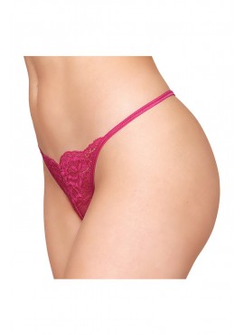 String ficelle rouge avec chaine strass - DG1497BEE