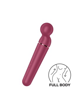 Vibromasseur wand rouge USB 60 vibrations Planet Wand-er Satisfyer - CC597844