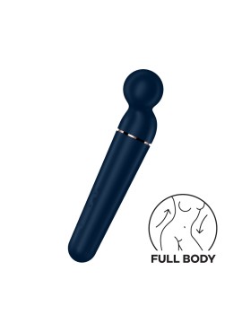 Vibromasseur wand bleu USB 60 vibrations Planet Wand-er Satisfyer - CC597845