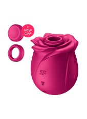 Stimulateur de clitoris rose par ondes de pression ou sans contact Pro 2 Classic Blossom Satisfyer - CC597840