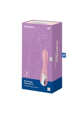 Vibromasseur gonflable G-Spot rose USB Air Pump Vibrator 2 Satisfyer