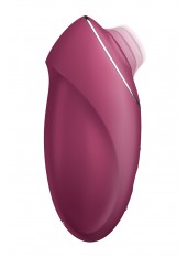 Vibromasseur à poser, stimulateur clitoridien rouge Tap Climax 1 Satisfyer - CC597858