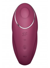 Vibromasseur à poser, stimulateur clitoridien rouge Tap Climax 1 Satisfyer - CC597858