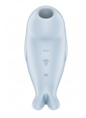 Stimulateur de clitoris vibration et air pulsé USB bleu Seal You Soon Satisfyer - CC597851