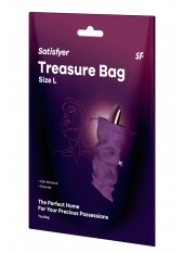 Sac de rangement sextoys violet taille L Treasure Bag Satisfyer - CC597849