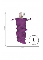 Sac de rangement sextoys violet taille L Treasure Bag Satisfyer - CC597849