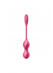 Boules de Geisha vibrantes télécommandées fushia Love Birds 2 Satisfyer - CC597866