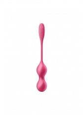 Boules de Geisha vibrantes télécommandées fushia Love Birds 2 Satisfyer - CC597866