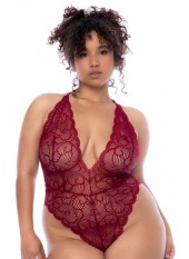 Body grande taille couleur framboise - MAL8875XROSW