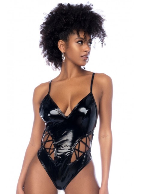 Body string en vinyle noir - MAL2764GLBK