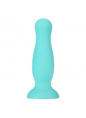 Plug anal ventouse vert pastel taille M - A-001-M-GRN