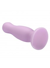 Plug anal ventouse violet pastel taille M - A-001-M-PUR