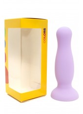 Plug anal ventouse violet pastel taille M - A-001-M-PUR