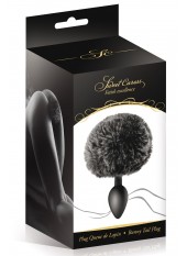 Plug anal pompon noir - CC5700910010