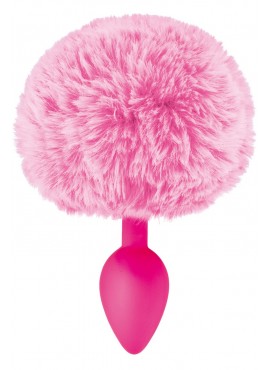 Plug anal pompon rose - CC5700910050