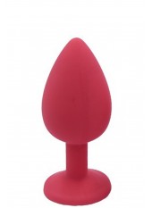 Plug rouge bijou cristal Small - DB-RY067CRED