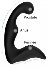 Plug anal double pénétration 12 programmes USB - CR-CAW010