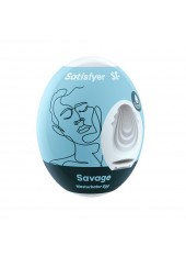 Oeuf masturbateur flexible Savage Satisfyer - CC597415