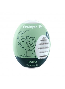 Oeuf masturbateur flexible Riffle Satisfyer - CC597000