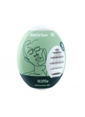 Oeuf masturbateur flexible Riffle Satisfyer - CC597000