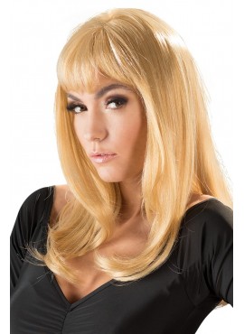 Perruque blonde mi-longue - ORI771708