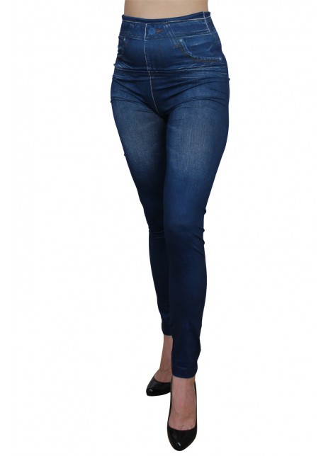 Legging bleu style jean neuf - FD1012